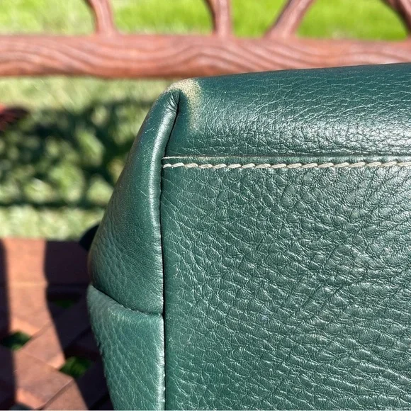 Vintage Dooney & Bourke Alyssa Saffiano Leather Shoulder Bag - Picture 8 of 12